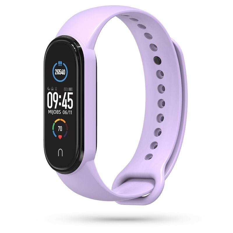 Λουράκι Σιλικόνης Μωβ (Mi Band 5)